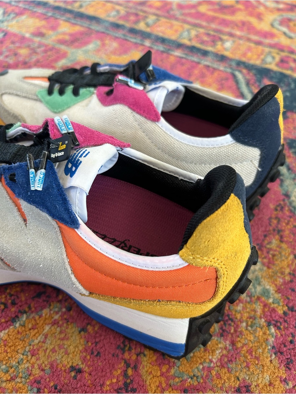 New Balance | Men’s 327 Multicolor Suede/Canvas Dejonte Murray Sneakers Size 7.5 - Picture 8 of 14